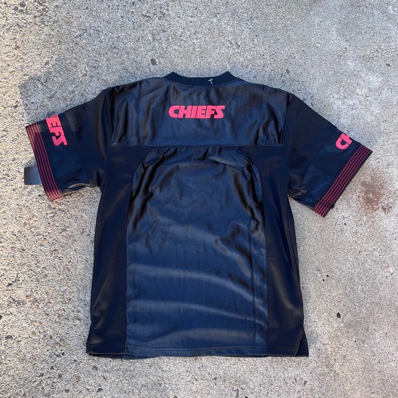 Kanas City Chiefs Black Jersey AFC NFL Team Apparel Patrick Mahomes Travis Kelce - Picture 6 of 8